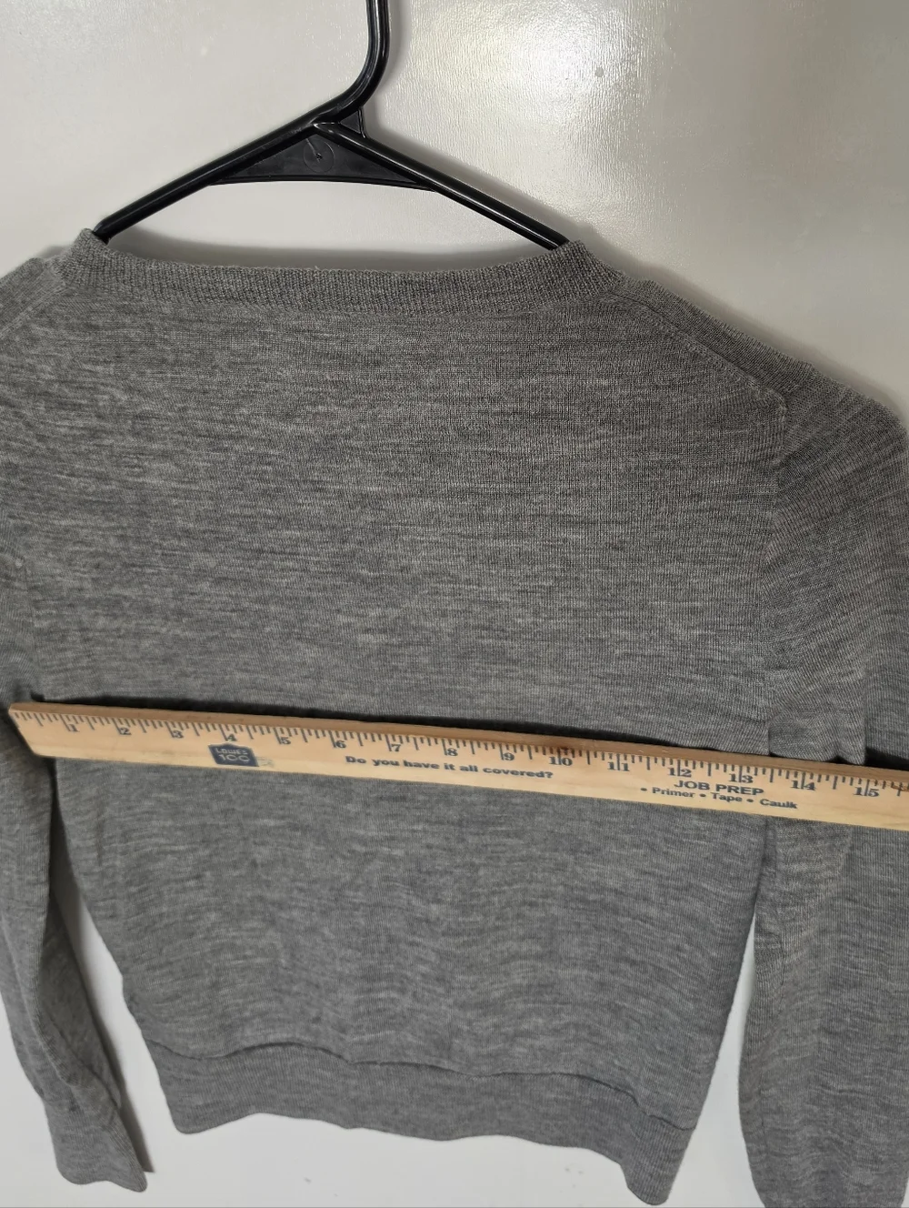 J. Crew Gray Button-Front Crewneck Cardigan With Gold Buttons Size XS